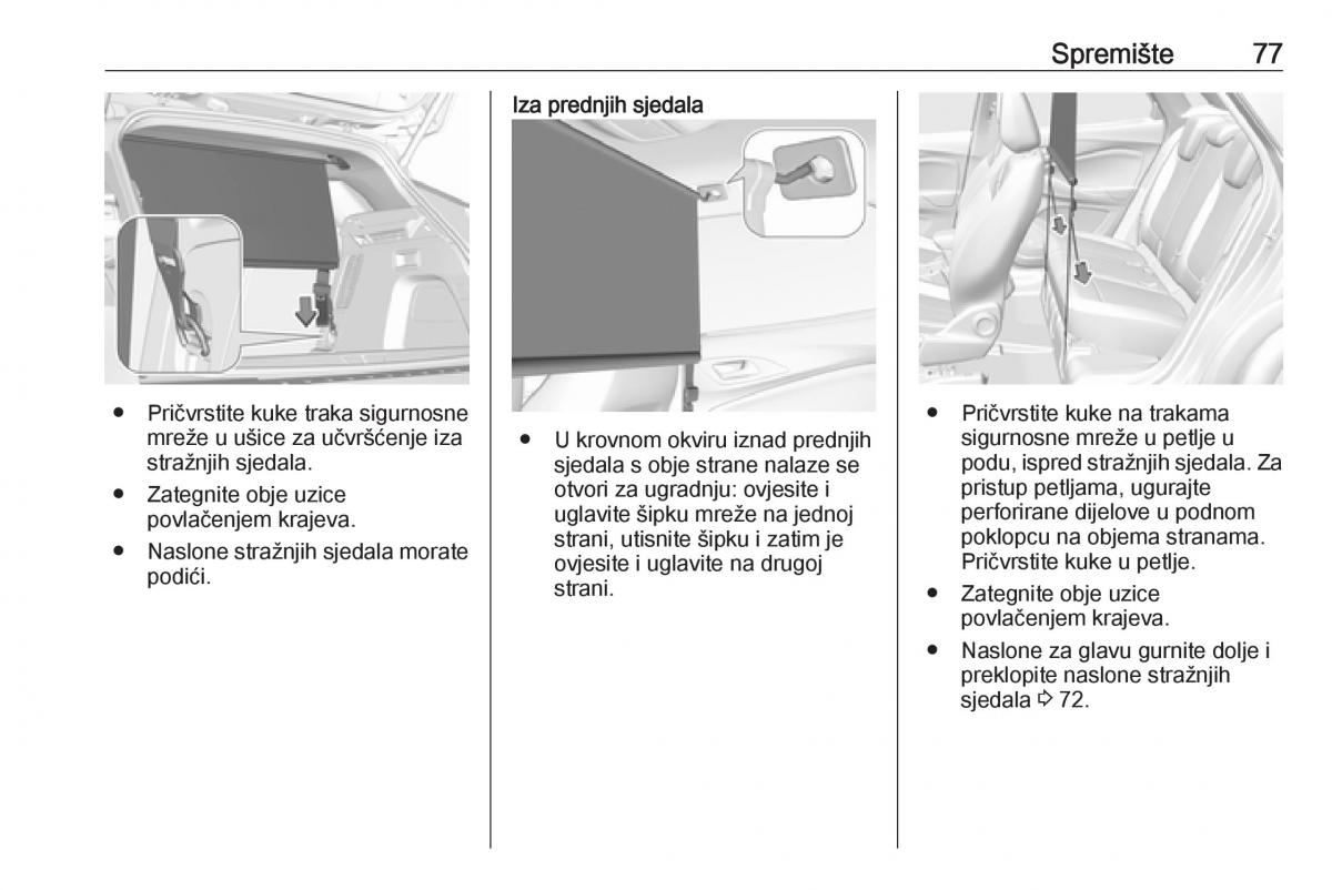 Opel Grandland X vlasnicko uputstvo / page 79