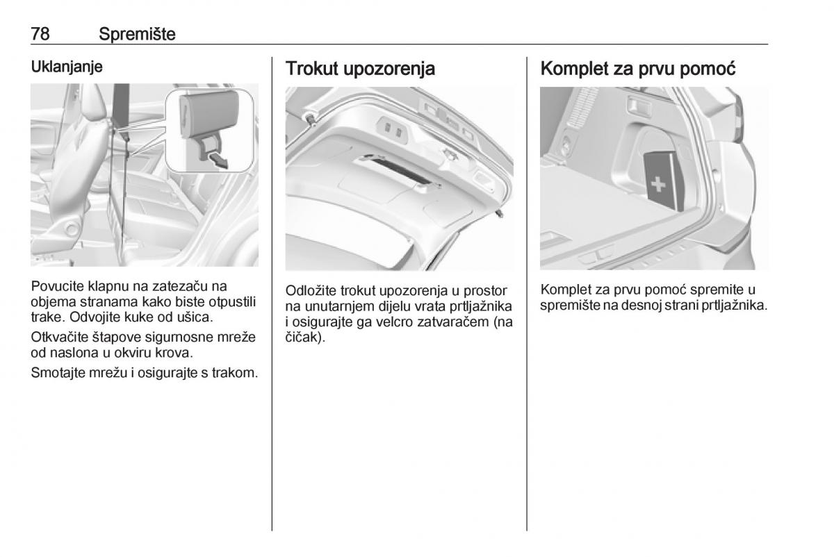 Opel Grandland X vlasnicko uputstvo / page 80