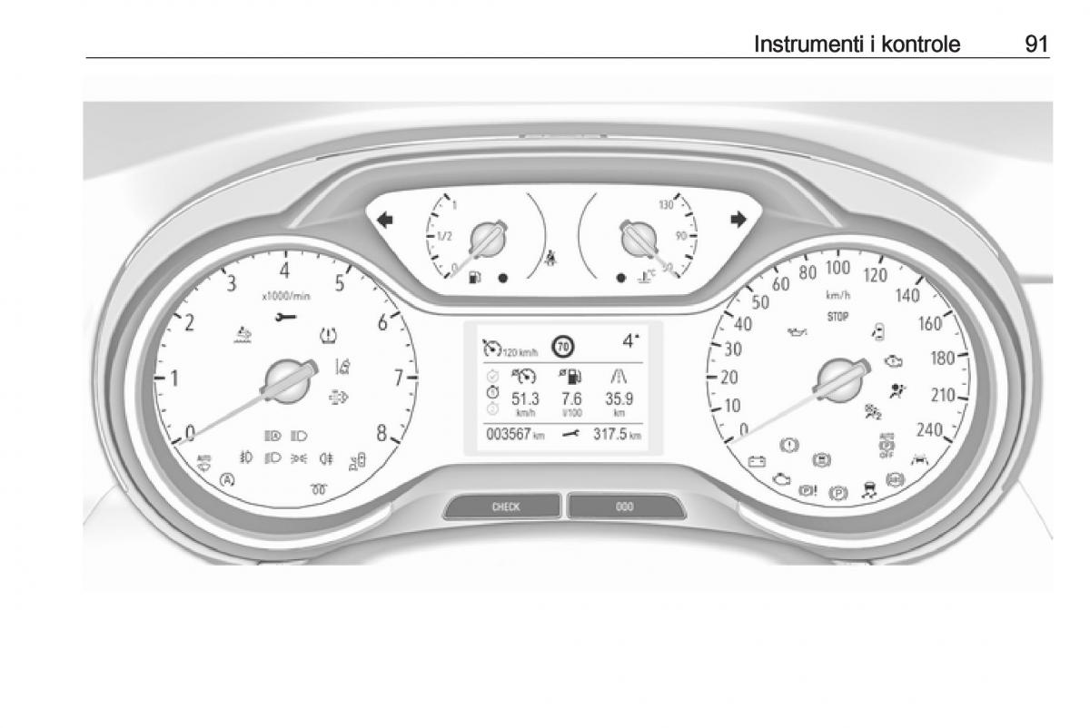 Opel Grandland X vlasnicko uputstvo / page 93