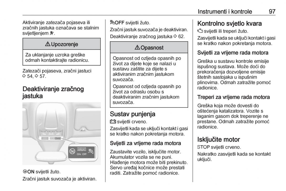 Opel Grandland X vlasnicko uputstvo / page 99