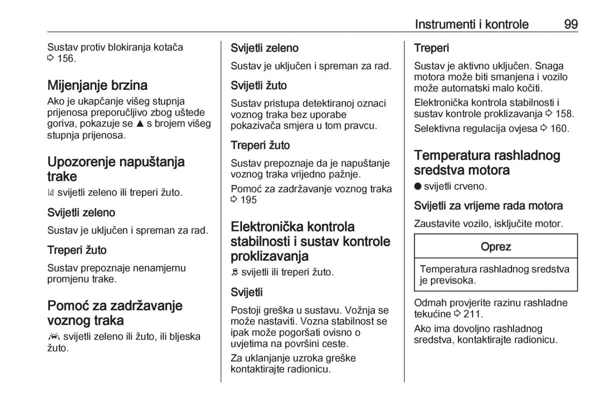 Opel Grandland X vlasnicko uputstvo / page 101