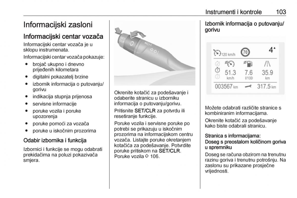 Opel Grandland X vlasnicko uputstvo / page 105