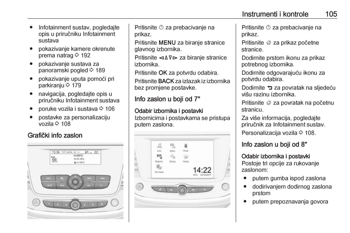 Opel Grandland X vlasnicko uputstvo / page 107