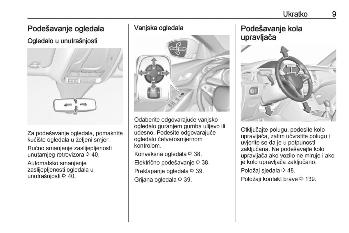 Opel Grandland X vlasnicko uputstvo / page 11