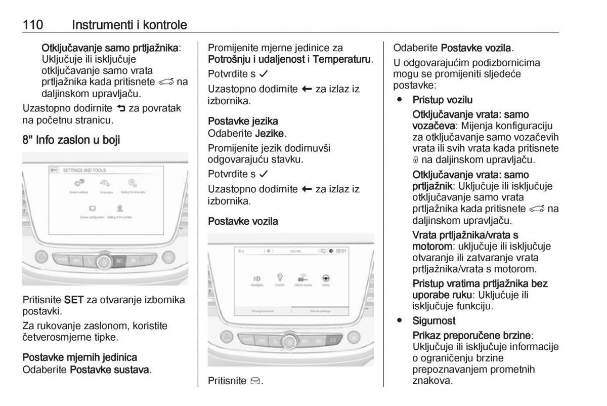 Opel Grandland X vlasnicko uputstvo / page 112