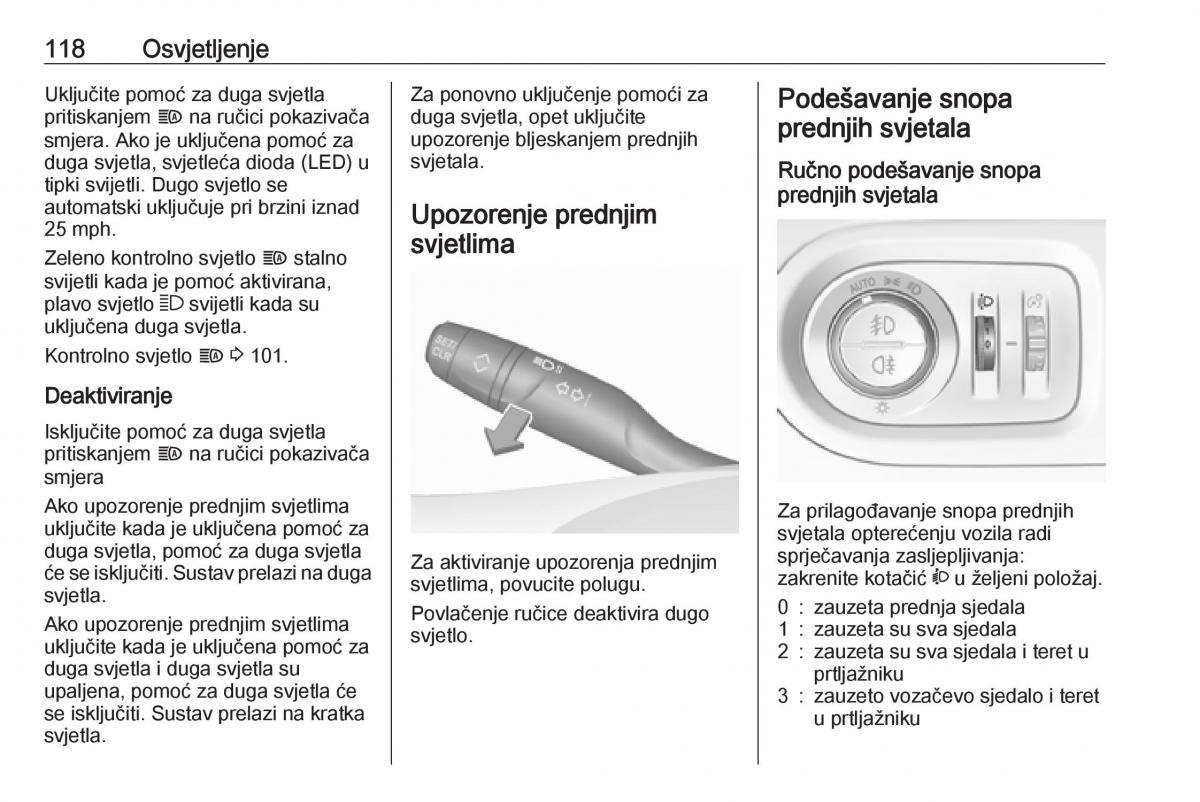 Opel Grandland X vlasnicko uputstvo / page 120