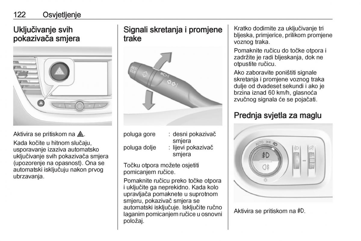 Opel Grandland X vlasnicko uputstvo / page 124