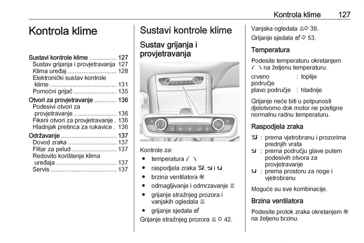 Opel Grandland X vlasnicko uputstvo / page 129