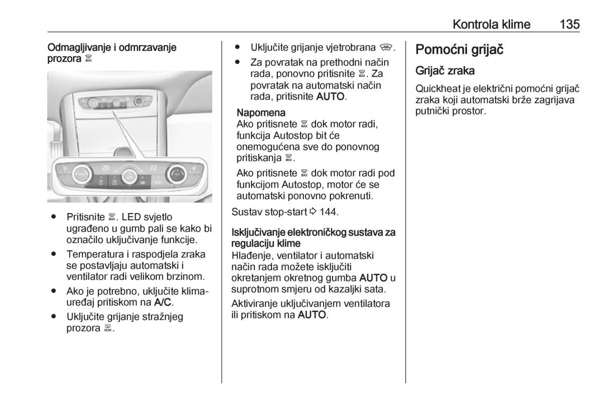 Opel Grandland X vlasnicko uputstvo / page 137