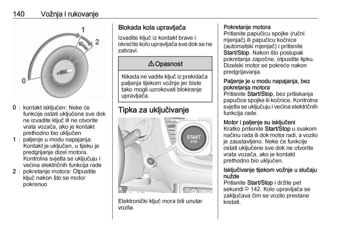 Opel Grandland X vlasnicko uputstvo / page 142