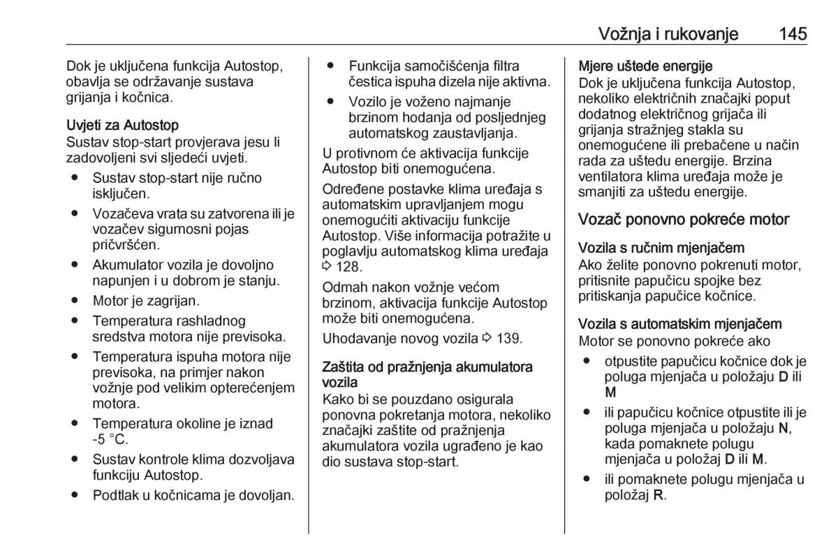 Opel Grandland X vlasnicko uputstvo / page 147