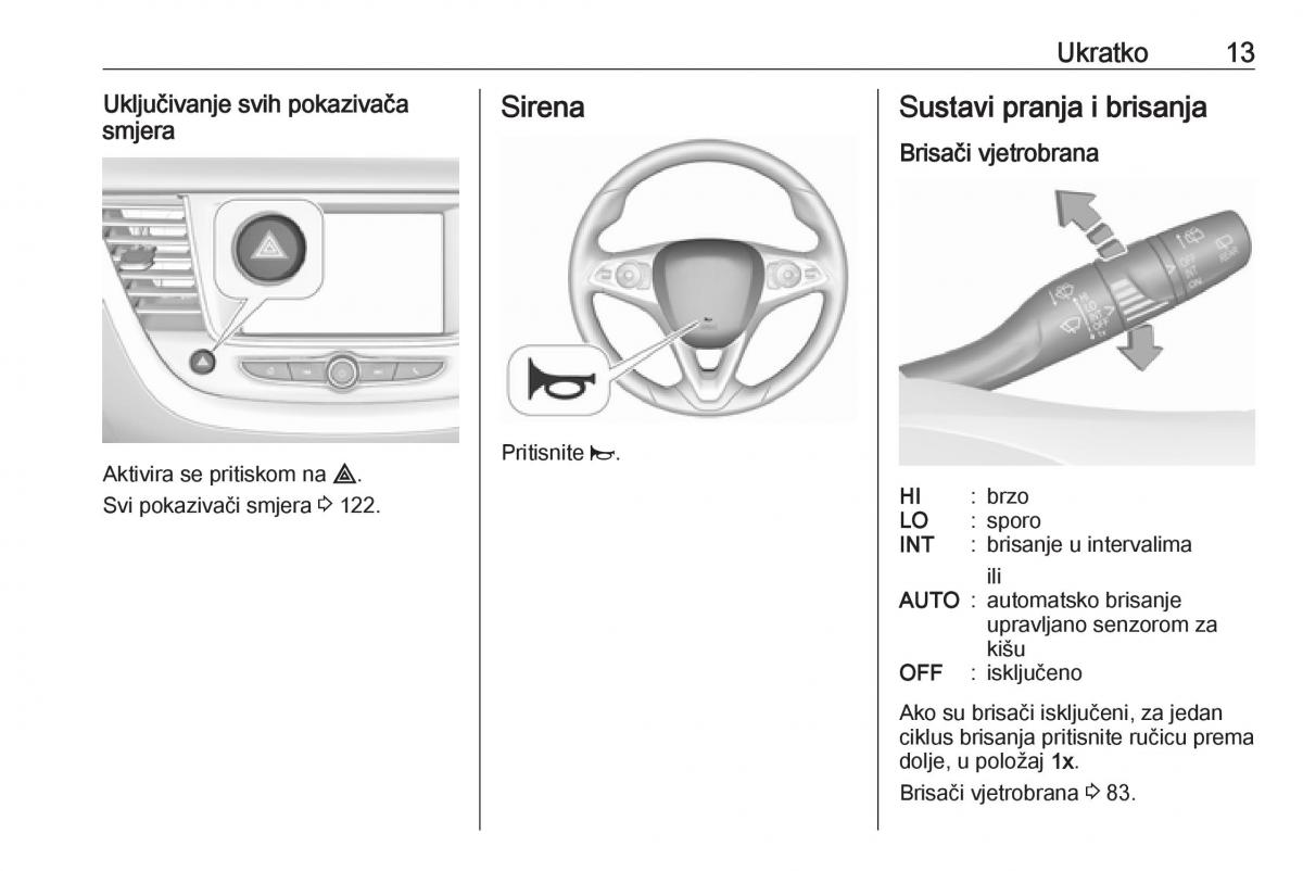 Opel Grandland X vlasnicko uputstvo / page 15