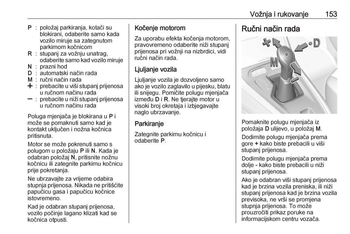 Opel Grandland X vlasnicko uputstvo / page 155