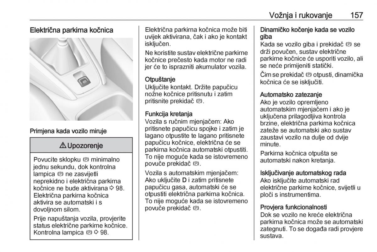 Opel Grandland X vlasnicko uputstvo / page 159