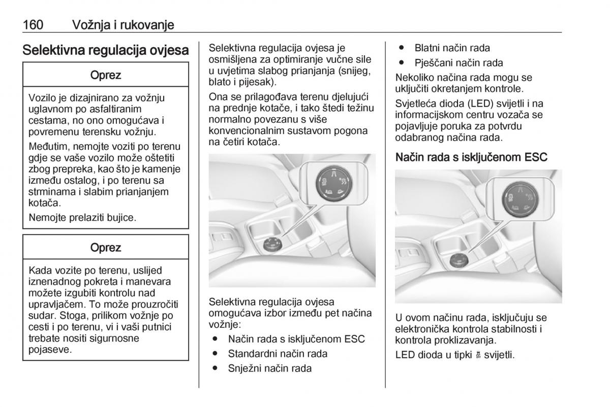 Opel Grandland X vlasnicko uputstvo / page 162