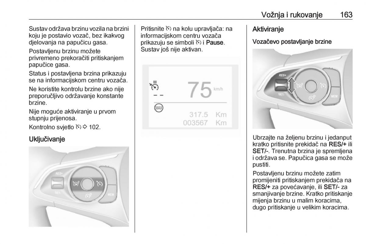 Opel Grandland X vlasnicko uputstvo / page 165