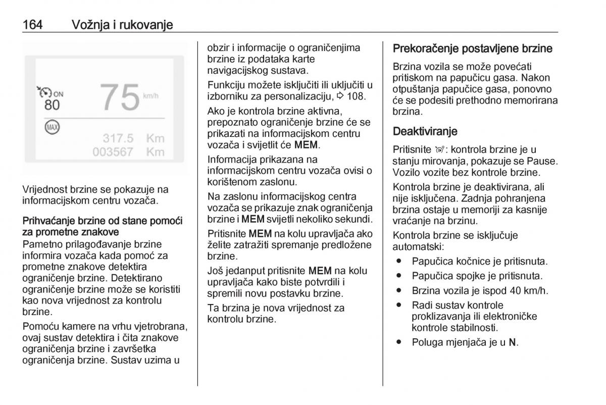 Opel Grandland X vlasnicko uputstvo / page 166