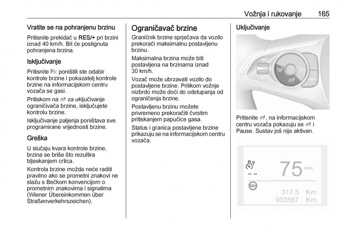 Opel Grandland X vlasnicko uputstvo / page 167