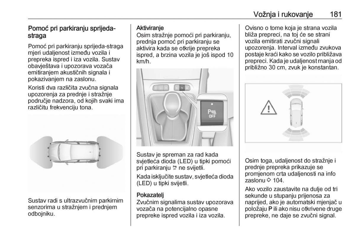 Opel Grandland X vlasnicko uputstvo / page 183