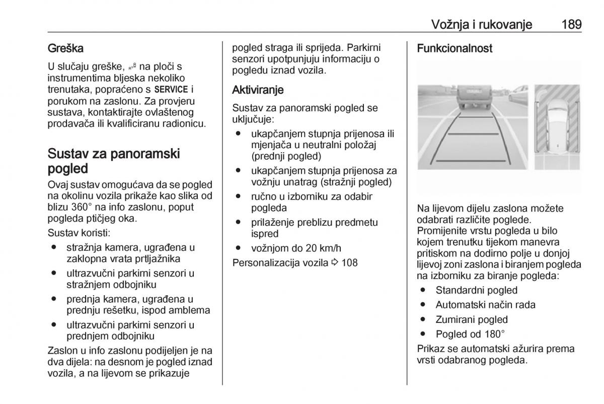 Opel Grandland X vlasnicko uputstvo / page 191