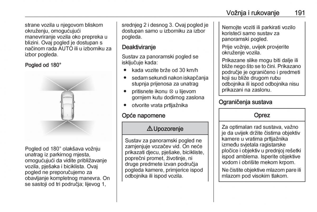 Opel Grandland X vlasnicko uputstvo / page 193