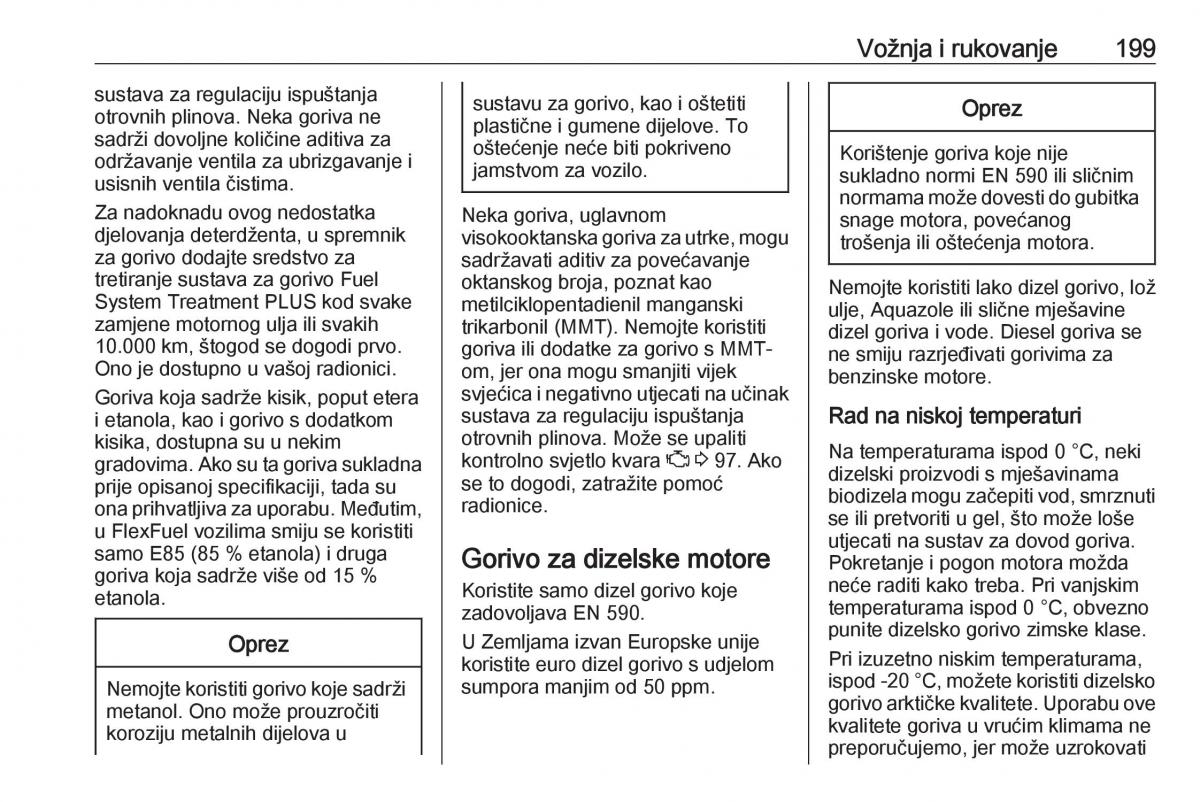 Opel Grandland X vlasnicko uputstvo / page 201