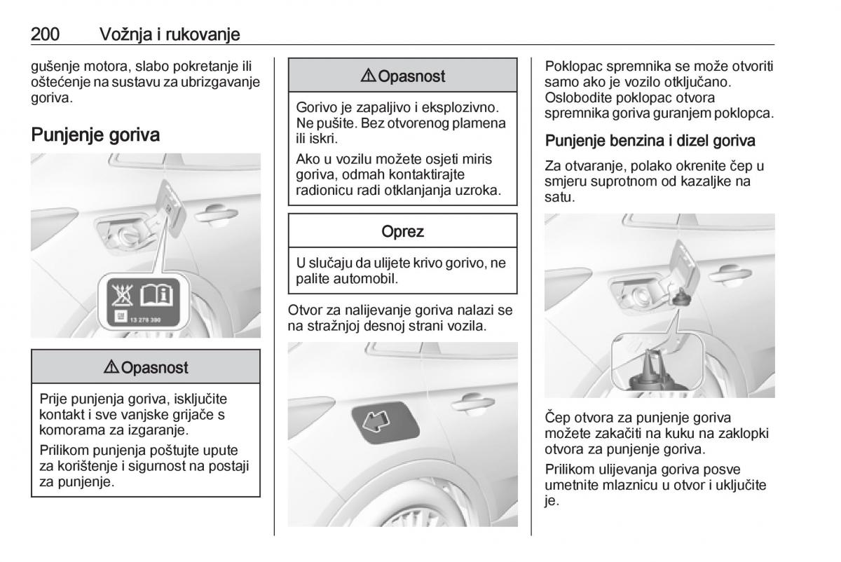 Opel Grandland X vlasnicko uputstvo / page 202