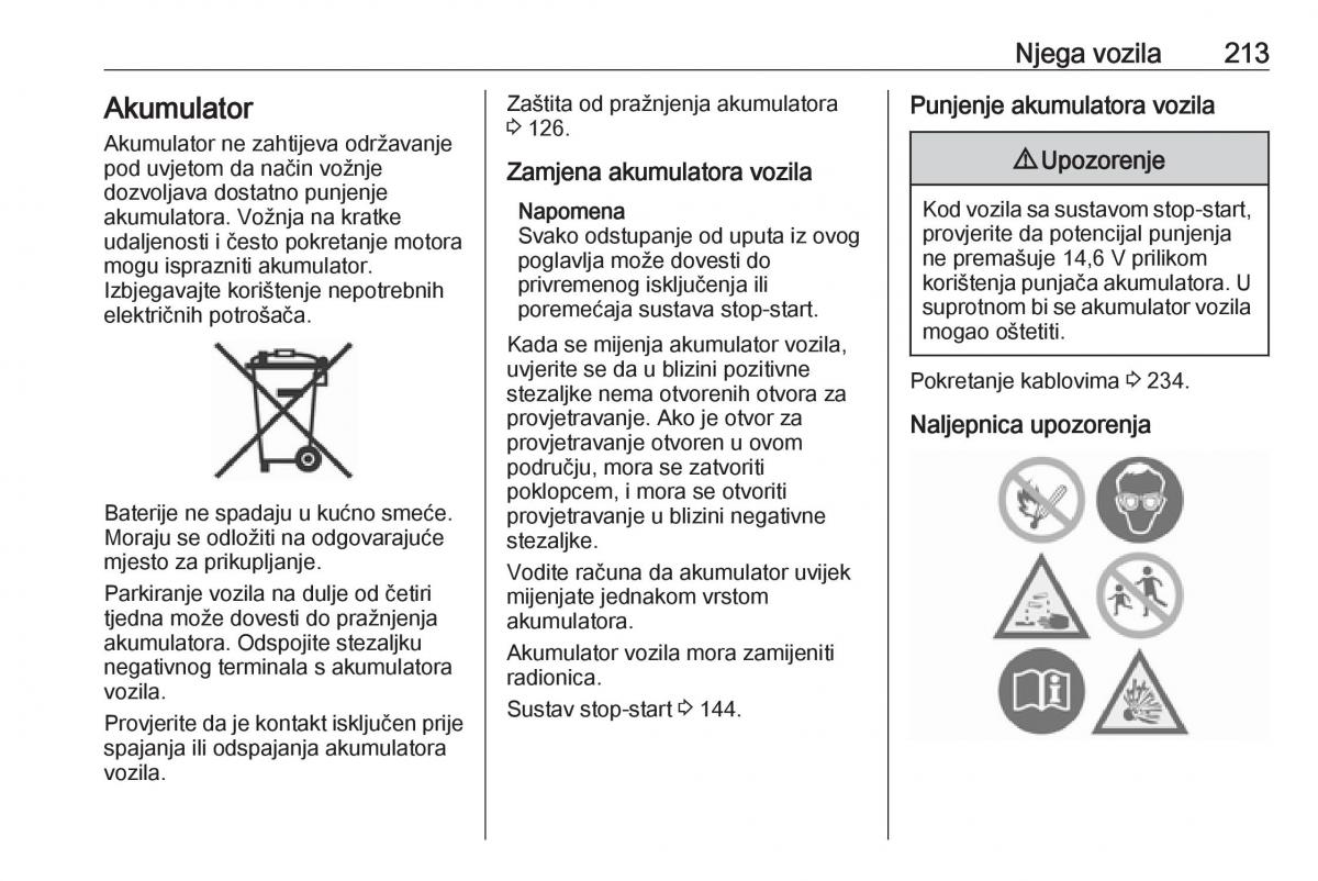 Opel Grandland X vlasnicko uputstvo / page 215