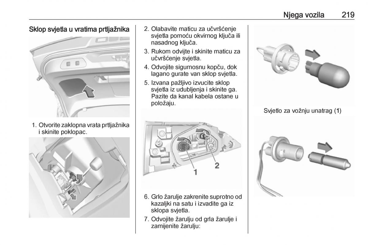 Opel Grandland X vlasnicko uputstvo / page 221