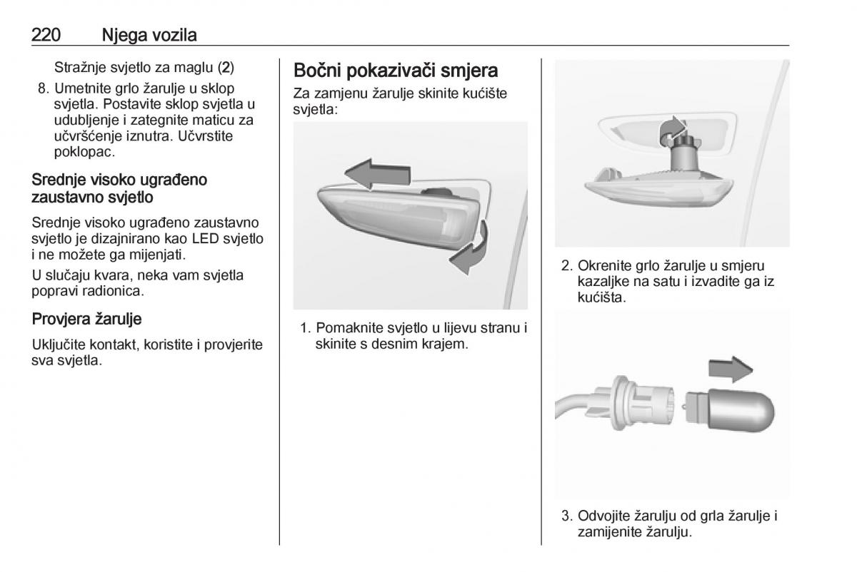 Opel Grandland X vlasnicko uputstvo / page 222