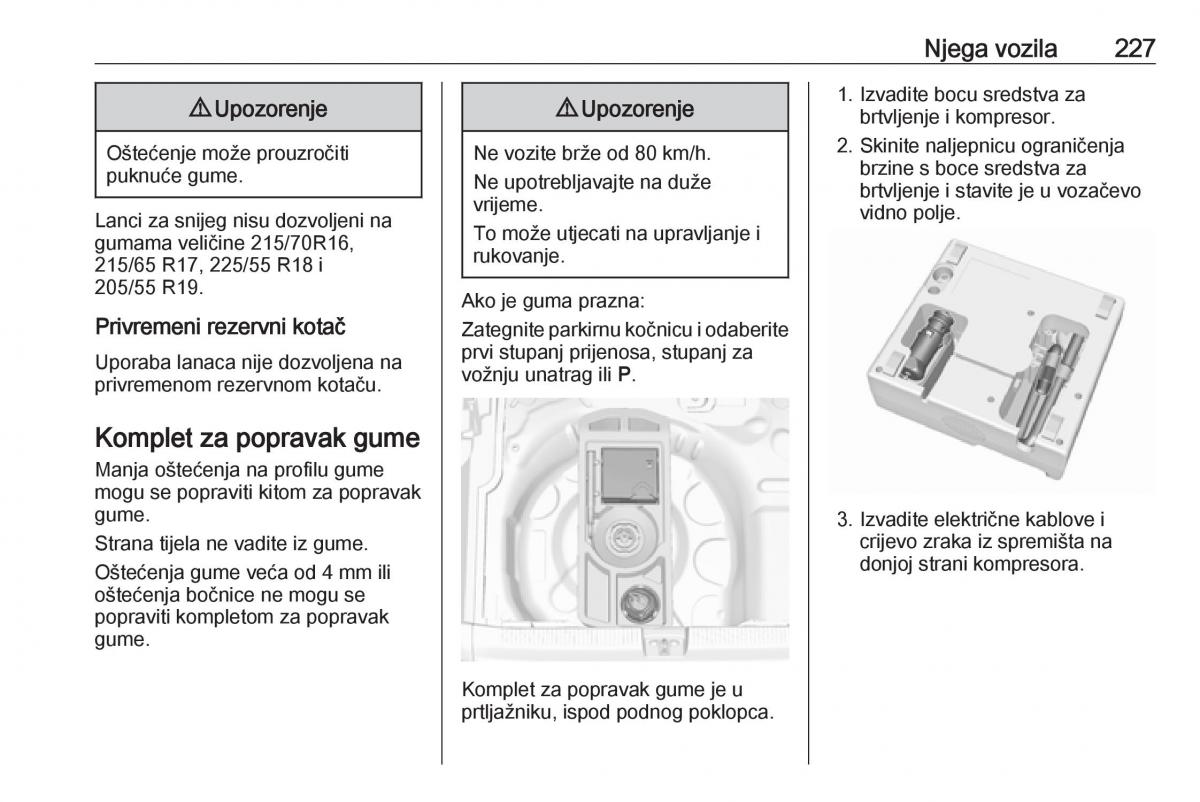 Opel Grandland X vlasnicko uputstvo / page 229