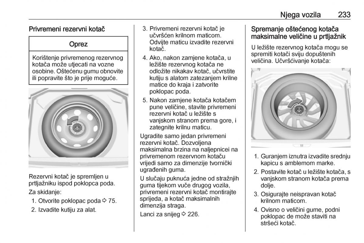 Opel Grandland X vlasnicko uputstvo / page 235