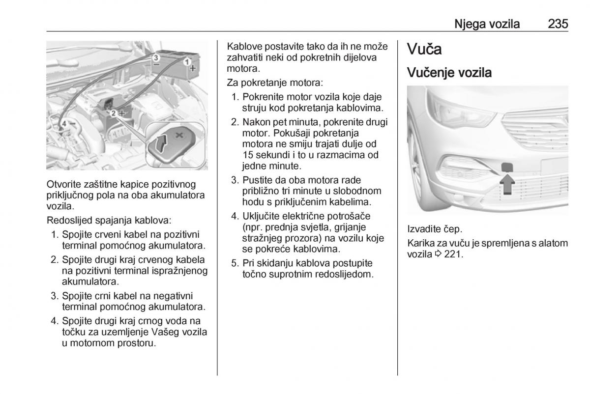 Opel Grandland X vlasnicko uputstvo / page 237