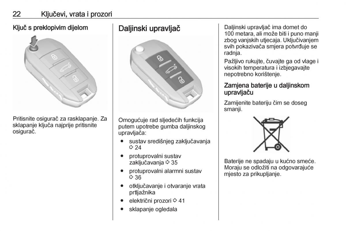 Opel Grandland X vlasnicko uputstvo / page 24