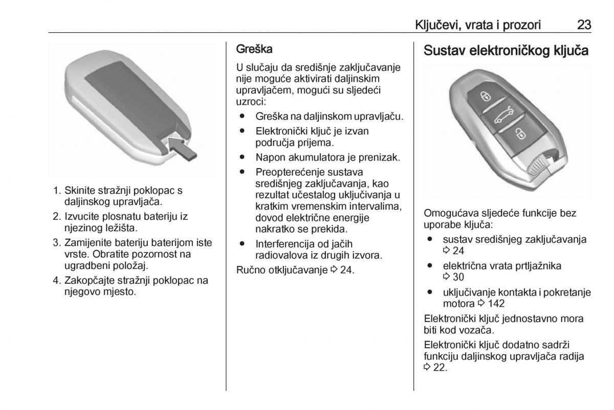 Opel Grandland X vlasnicko uputstvo / page 25