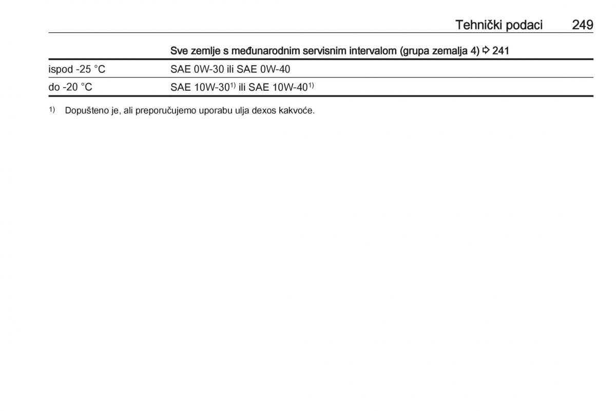 Opel Grandland X vlasnicko uputstvo / page 251