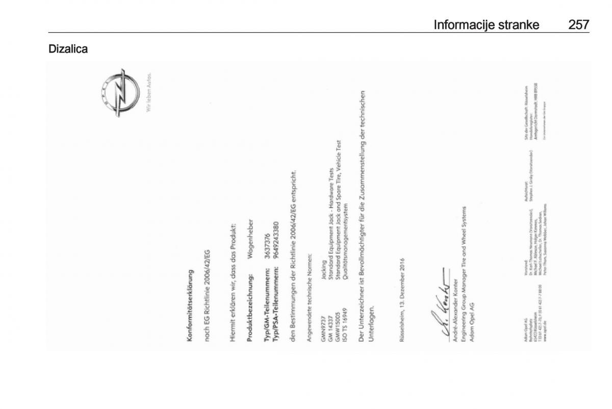 Opel Grandland X vlasnicko uputstvo / page 259