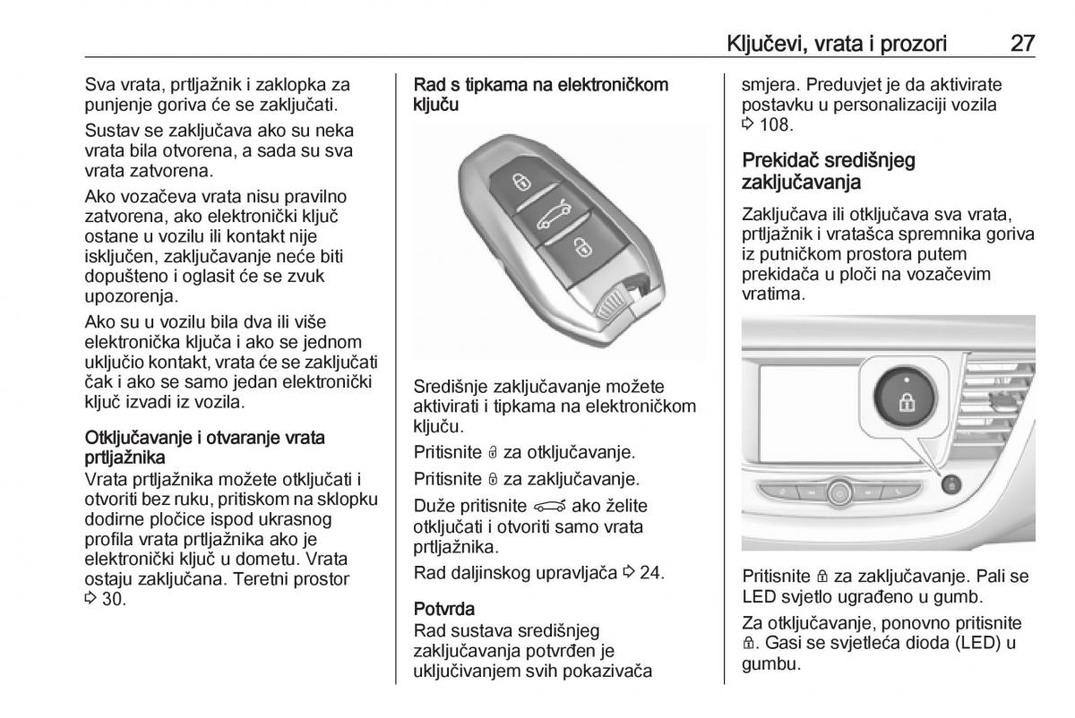 Opel Grandland X vlasnicko uputstvo / page 29