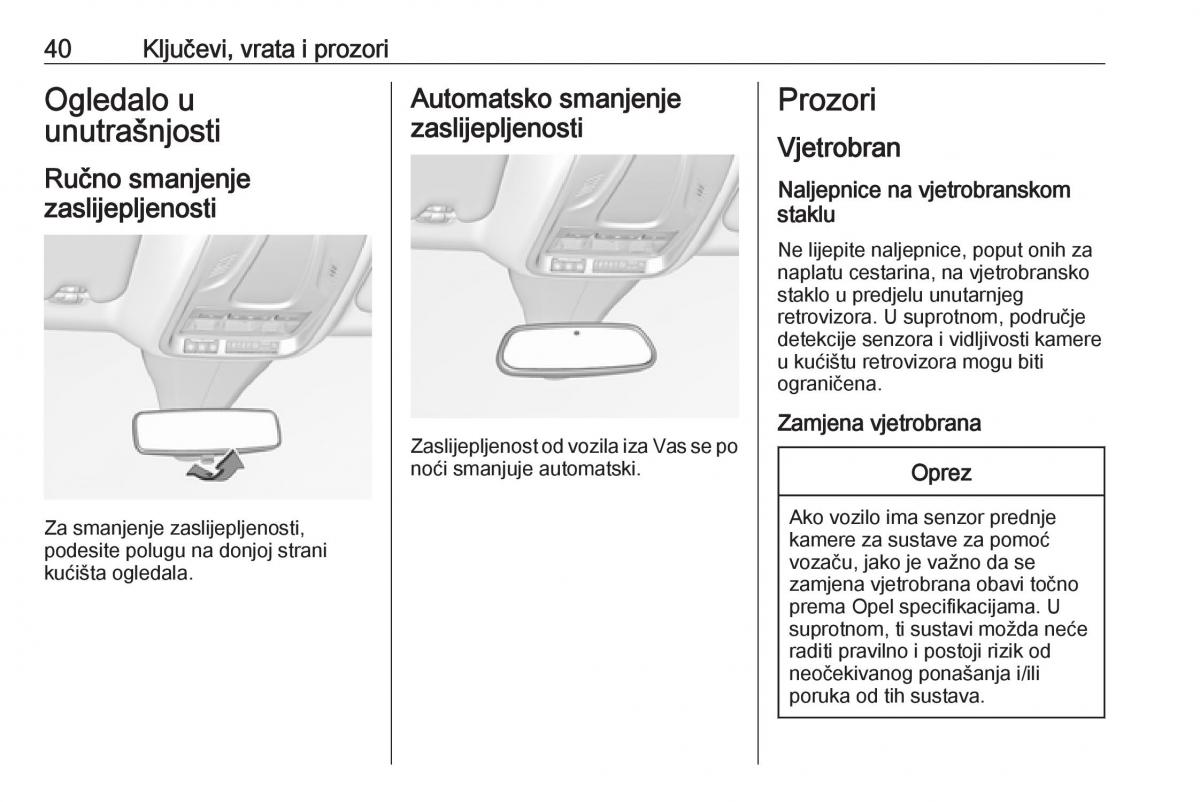 Opel Grandland X vlasnicko uputstvo / page 42