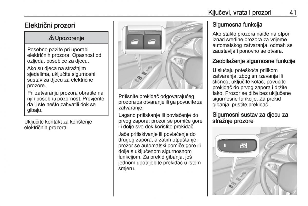 Opel Grandland X vlasnicko uputstvo / page 43