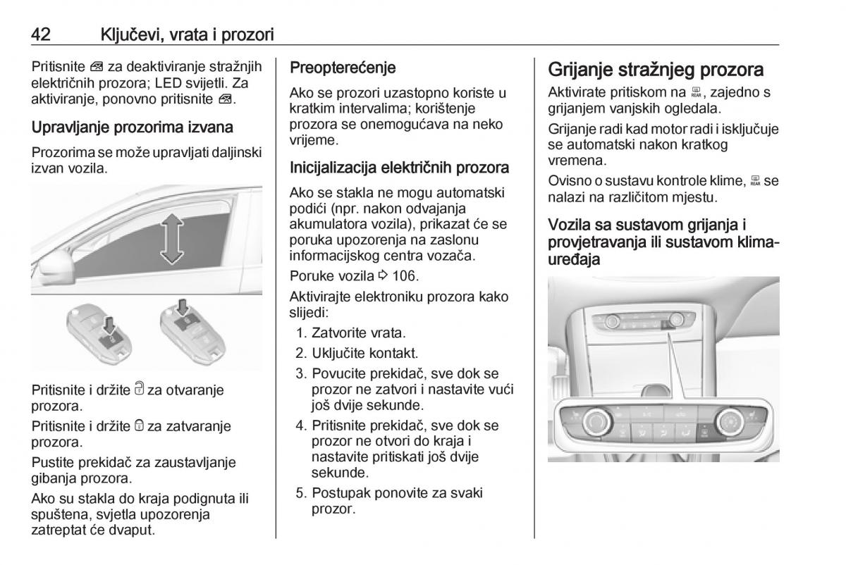 Opel Grandland X vlasnicko uputstvo / page 44