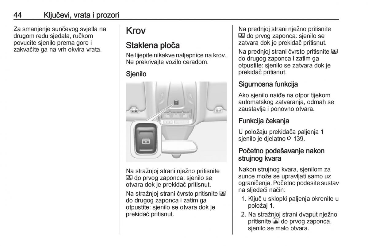 Opel Grandland X vlasnicko uputstvo / page 46