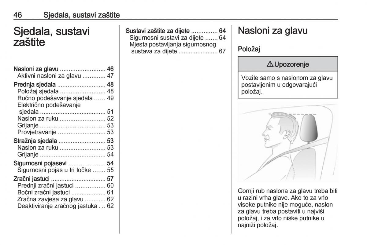 Opel Grandland X vlasnicko uputstvo / page 48