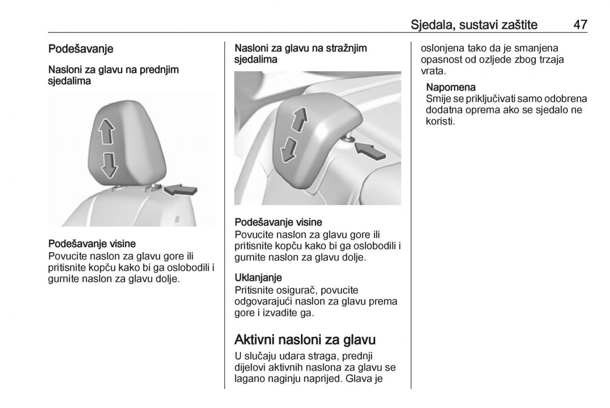 Opel Grandland X vlasnicko uputstvo / page 49