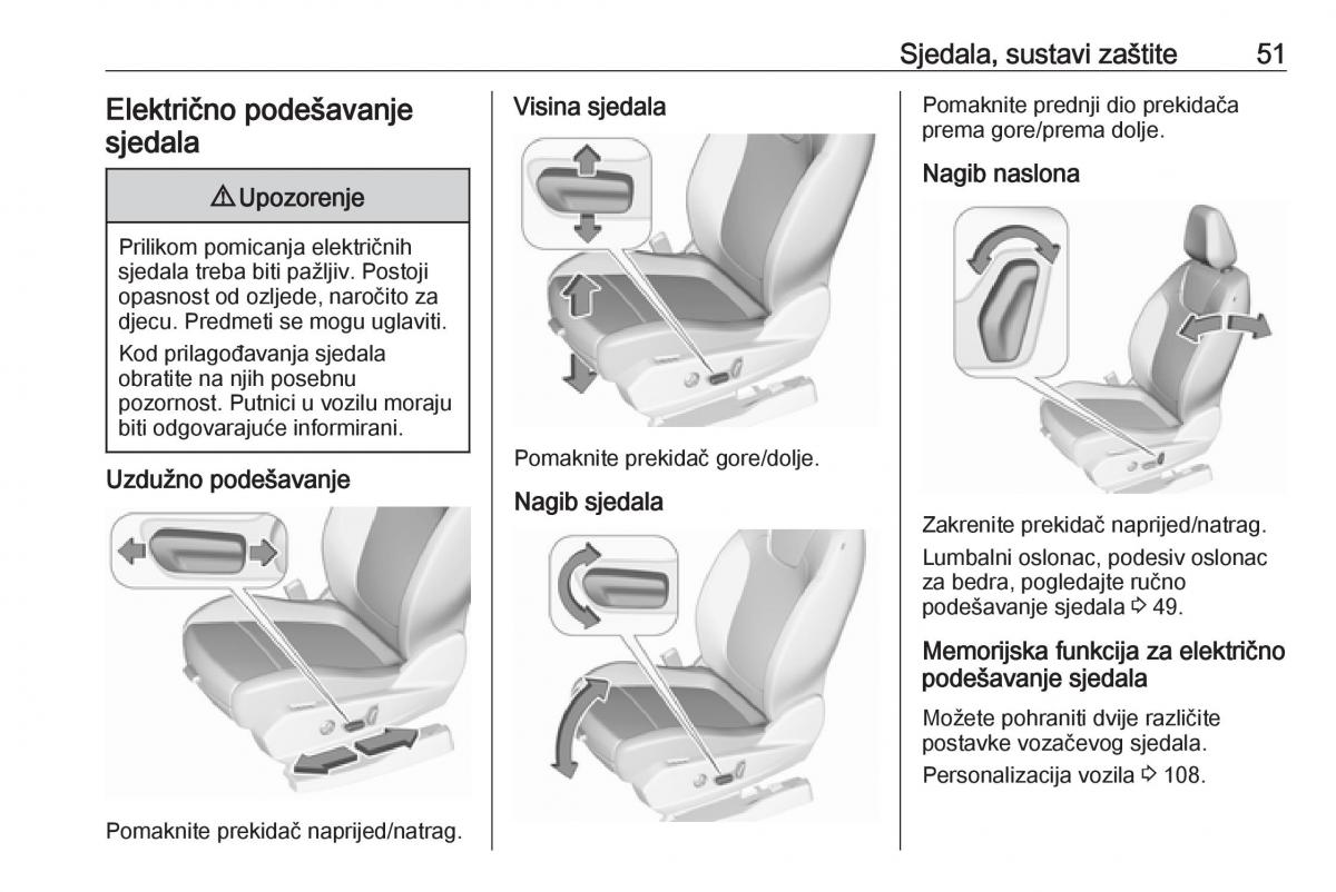 Opel Grandland X vlasnicko uputstvo / page 53