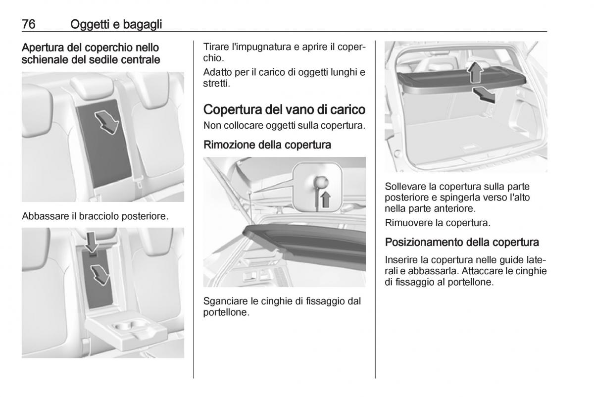 Opel Grandland X manuale del proprietario / page 78