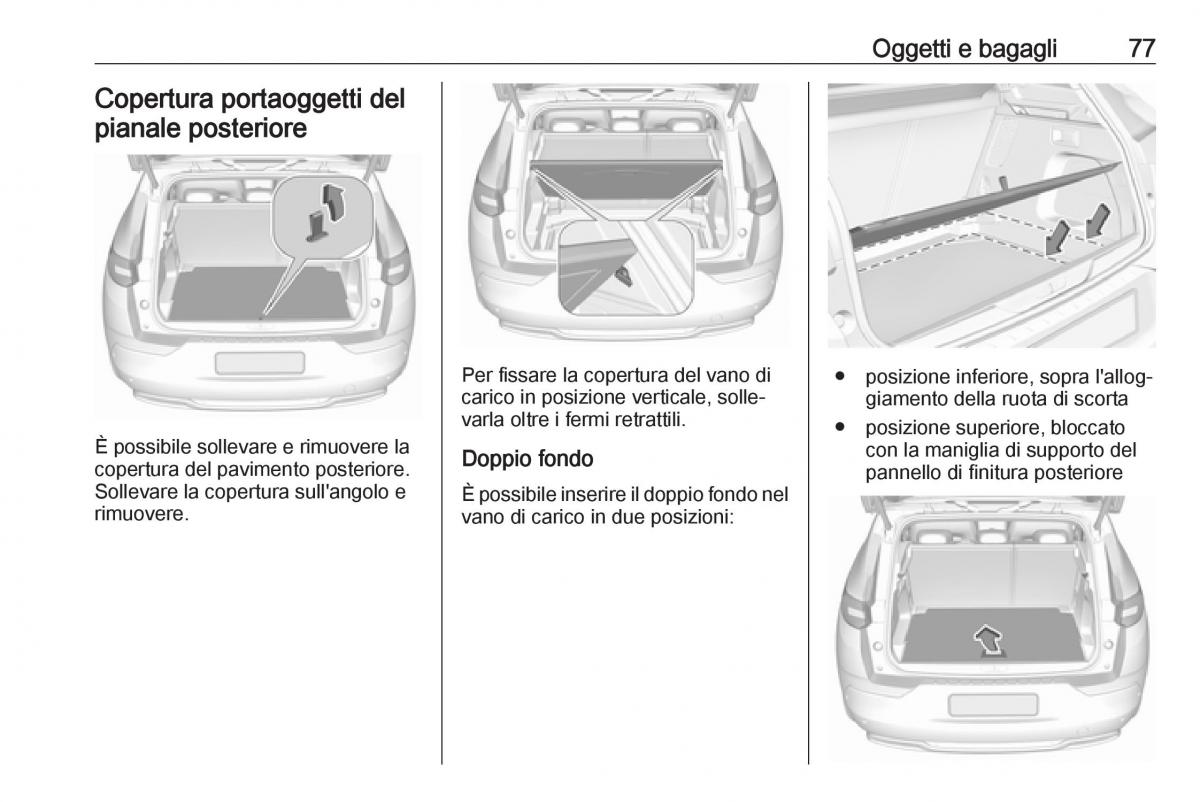 Opel Grandland X manuale del proprietario / page 79