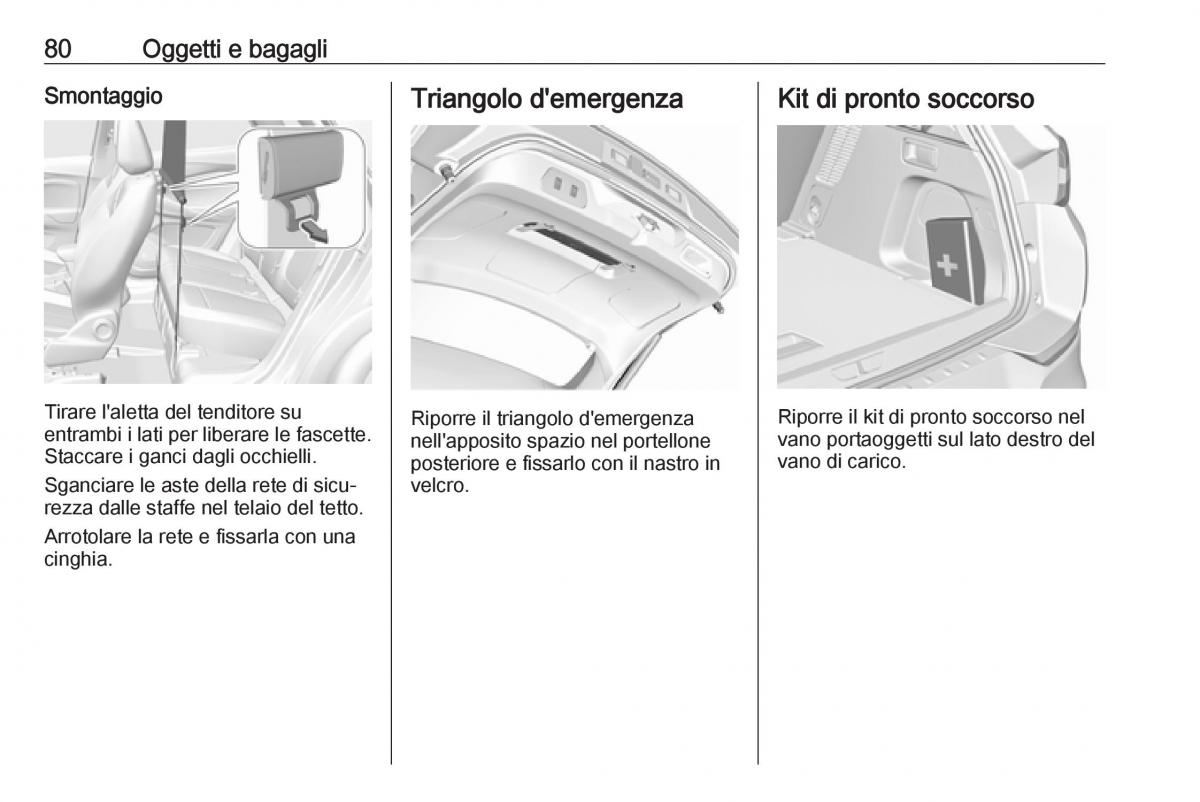 Opel Grandland X manuale del proprietario / page 82