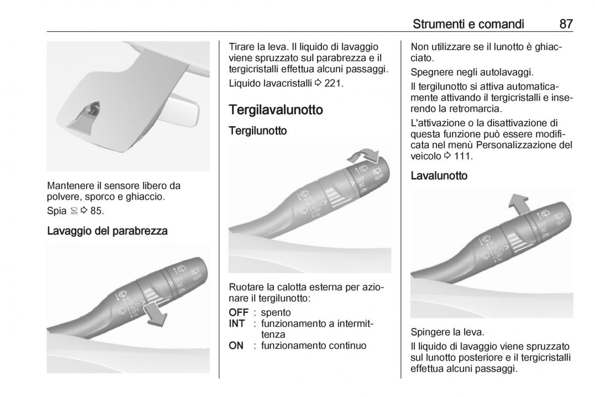 Opel Grandland X manuale del proprietario / page 89