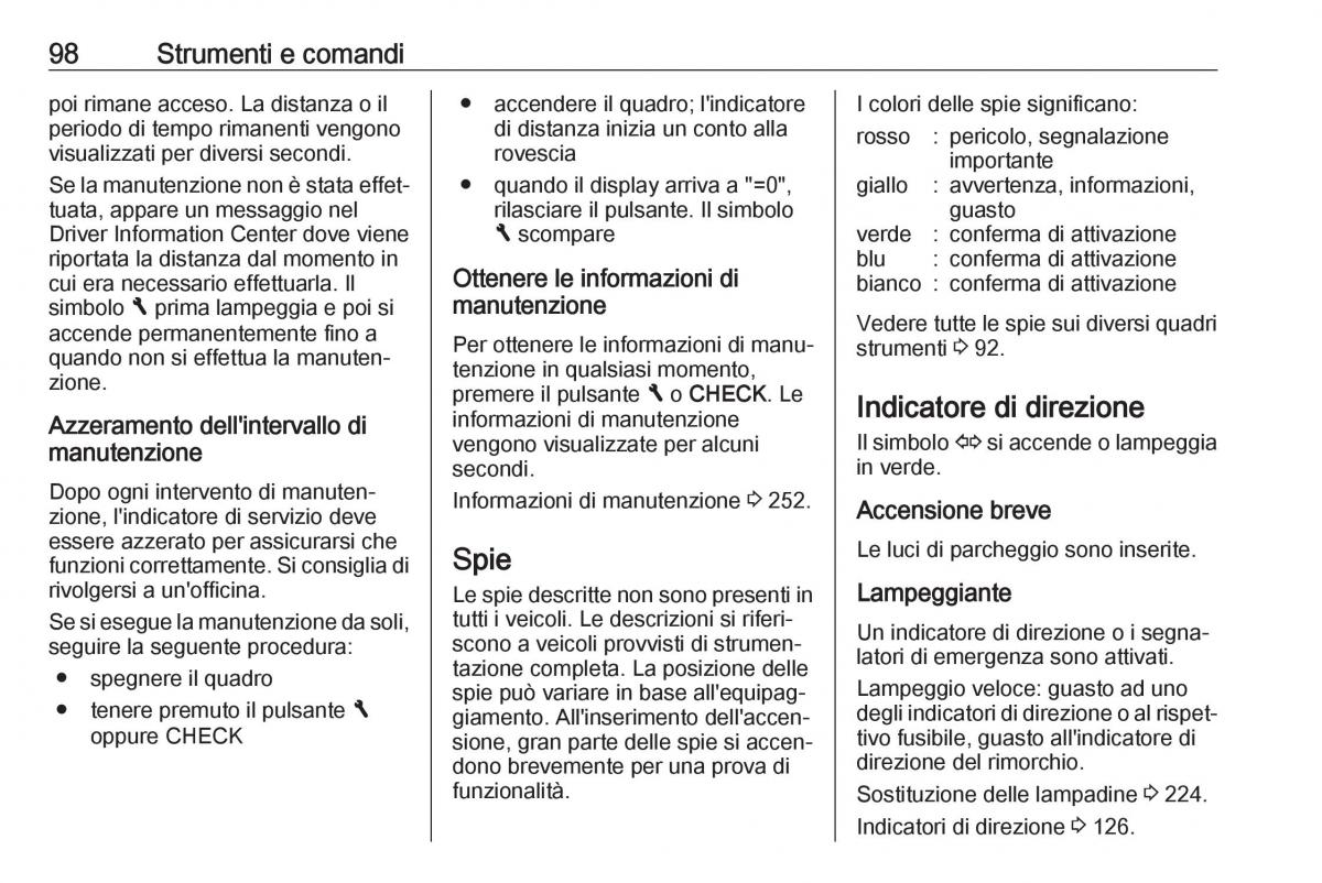 Opel Grandland X manuale del proprietario / page 100